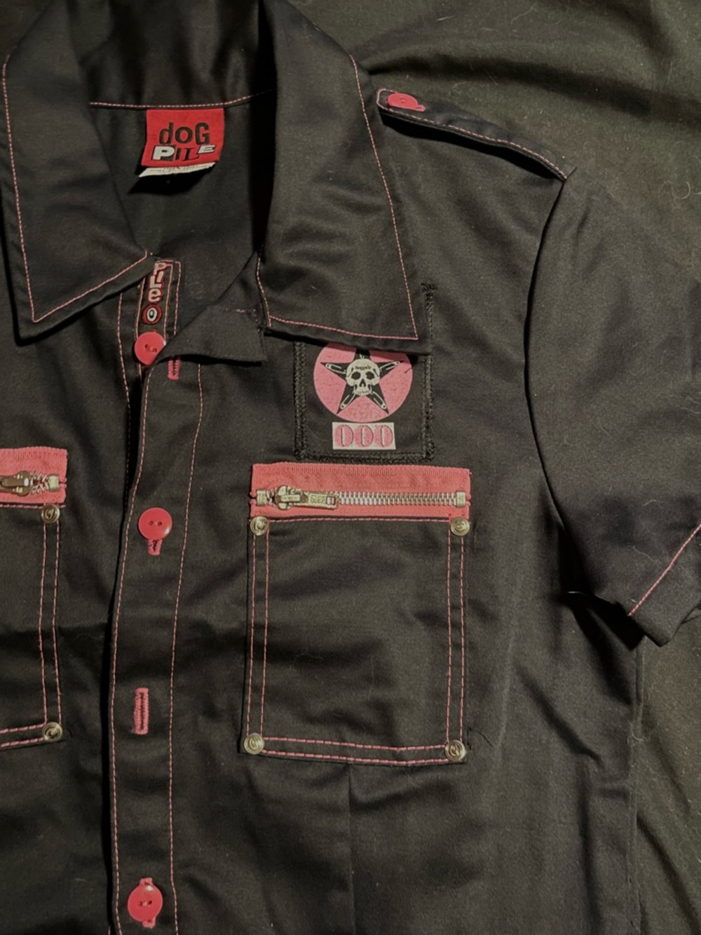 Dog Pile Military Style Shirt